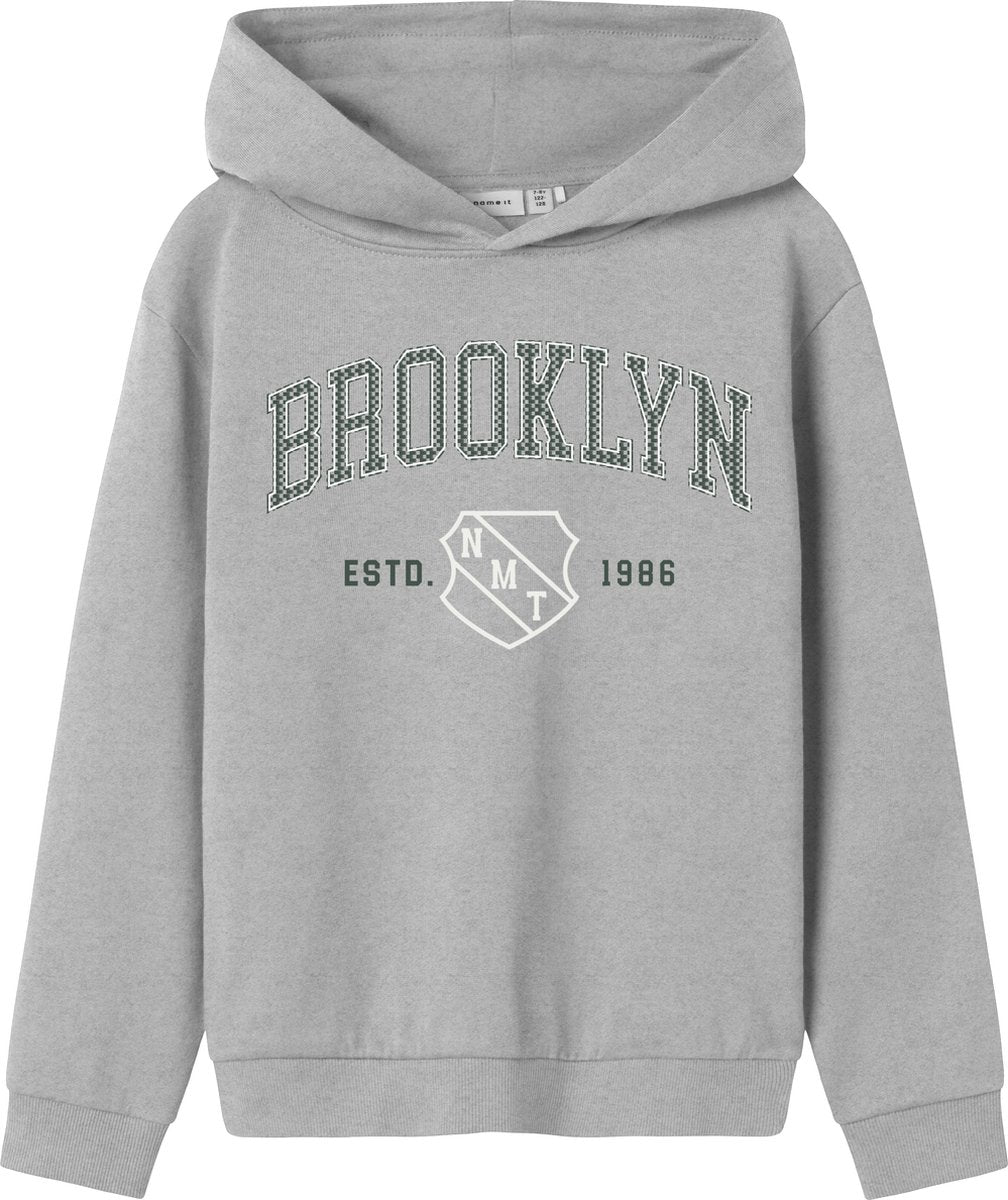 NAME IT B NKMNEWI Longsleeve sweat - grey mel.- 146/152