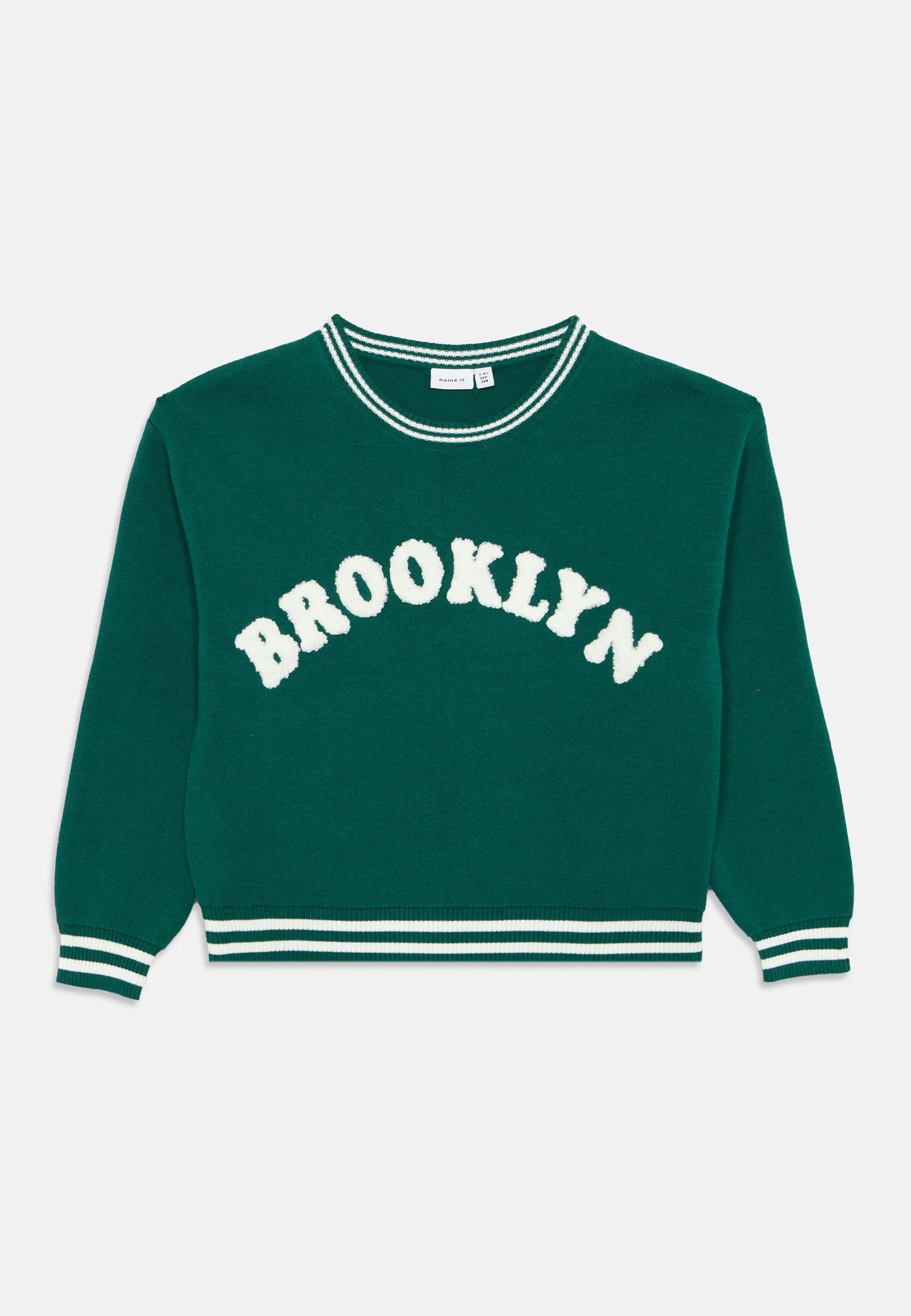 NAME IT G NKFNEPPA Trui knit - aventurine - 134/140