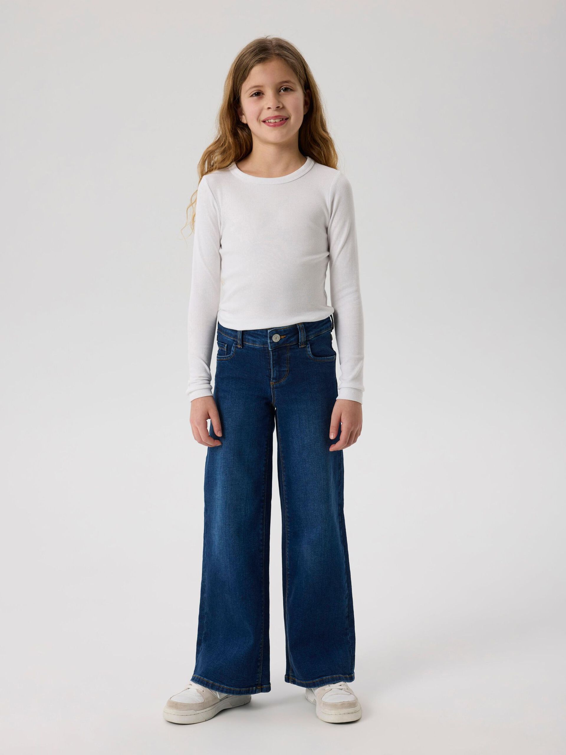 NAME IT G NKFPOLLY X-wide jeans 3057-FR - dark blue - 164