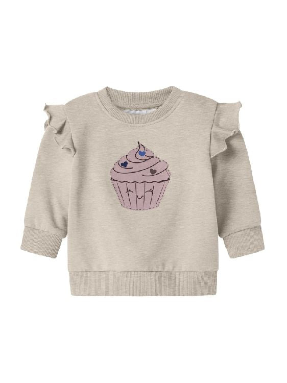 NAME IT G NBFNILDA Sweater - peyote mel.- 68