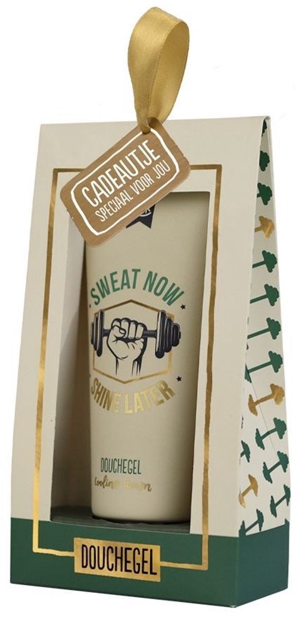 Douchegel in cadeauverpakking- Sweat now Shine later