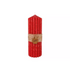 Kerst kaars ribble 90h 7x20cm - rood