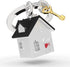 METALMORPHOSE Sleutelhanger - Home sweet home