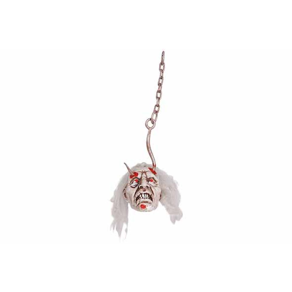Dookdskop hanging LED eyes - 18x19x53cm - grijs