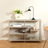 SEAFORD Boekenkast - 114x35x78cm - matt grey
