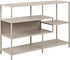 SEAFORD Boekenkast - 114x35x78cm - matt grey