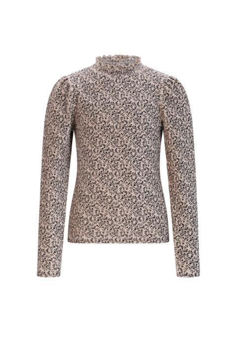 NONO G Koss t-shirt rib - pearled ivory - 146/152