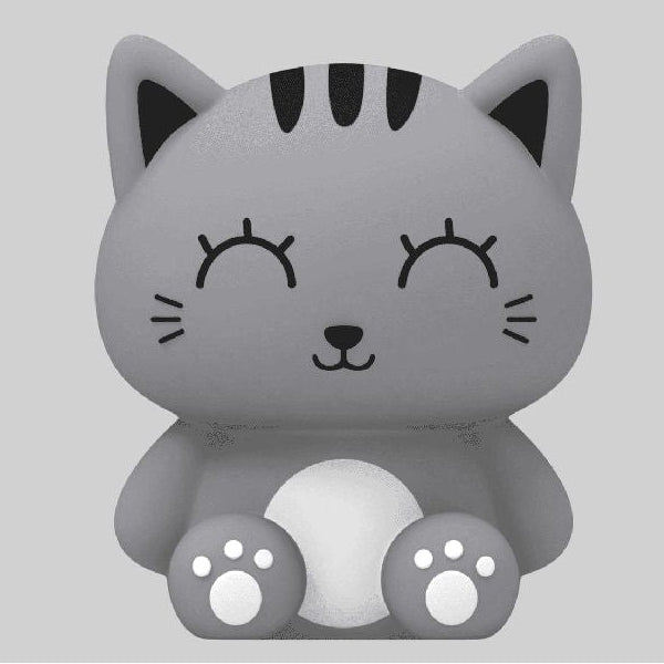 I-TOTAL Spaarpot groot - kat grijs