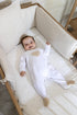 LIVING NATURE Babypakje Estelle zonder kraagje wit teddy hart - 1m