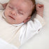 LIVING NATURE Babypakje Bo velours wit details in streepjes beige wit - 1m