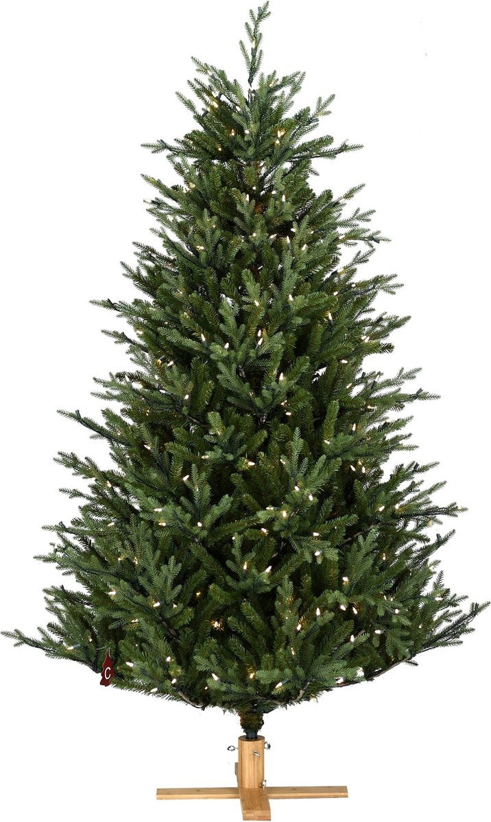 Kerstboom Arkansas wooden LB base - h 213cm 450L PTP