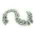 Kerst Mira garland snow PE - l 190cm dia 15cm