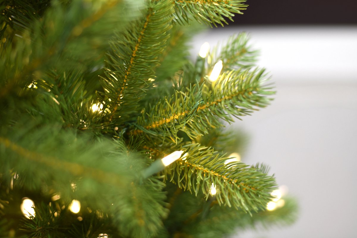 Kerstboom poly Bayberry slim power connect - h 198cm 400L