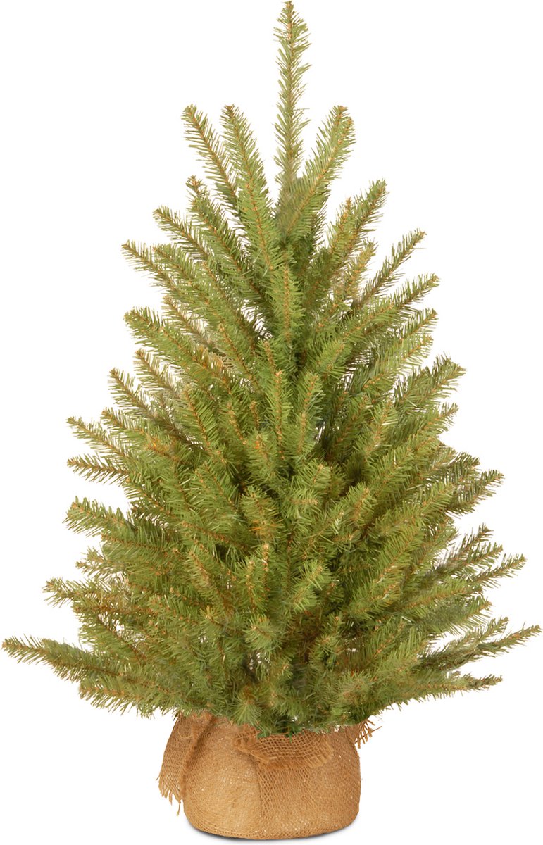Kerstboom Dunhill fir - h 91cm burlap