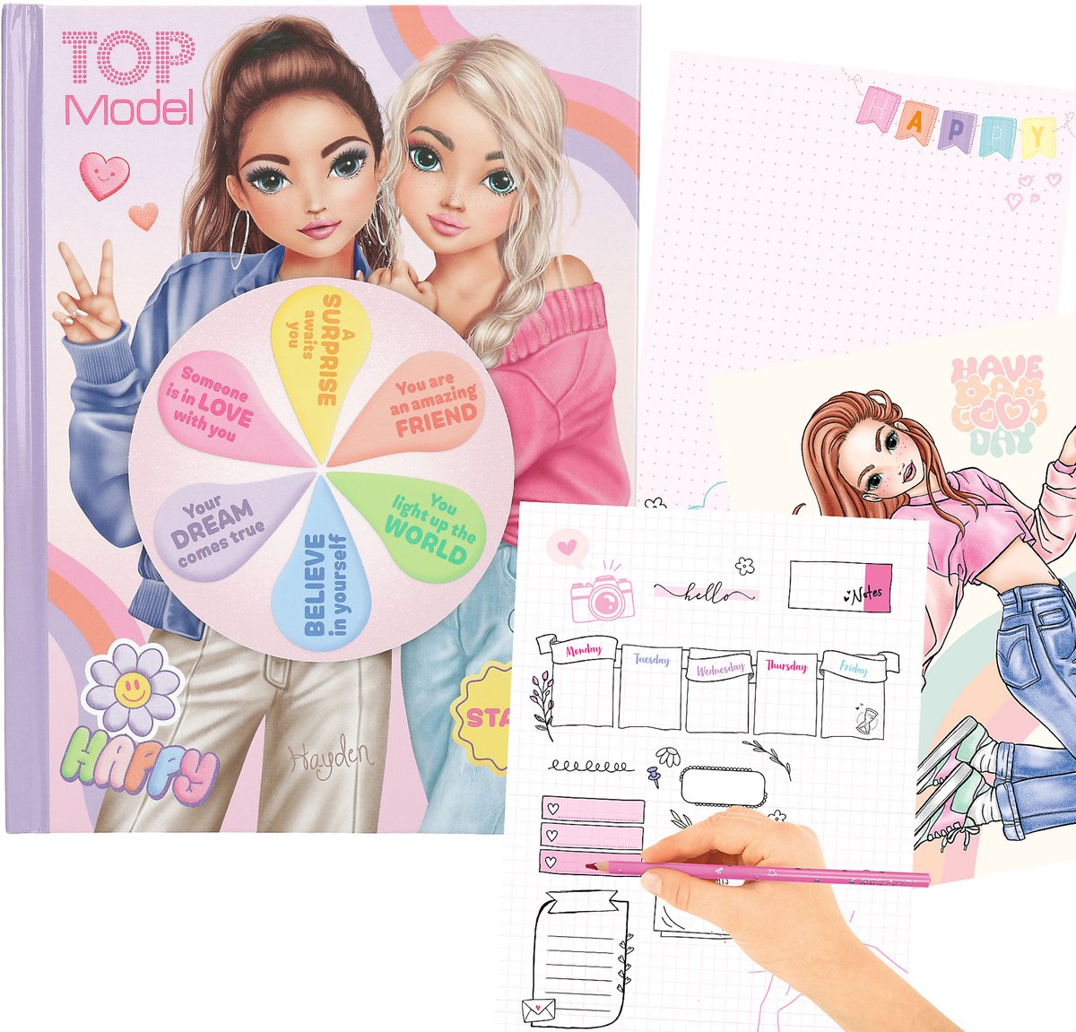 TOPMODEL Mood kleurboek met licht en geluid