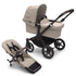 BUGABOO Donkey 5 mono compleet - zwart/ desert taupe