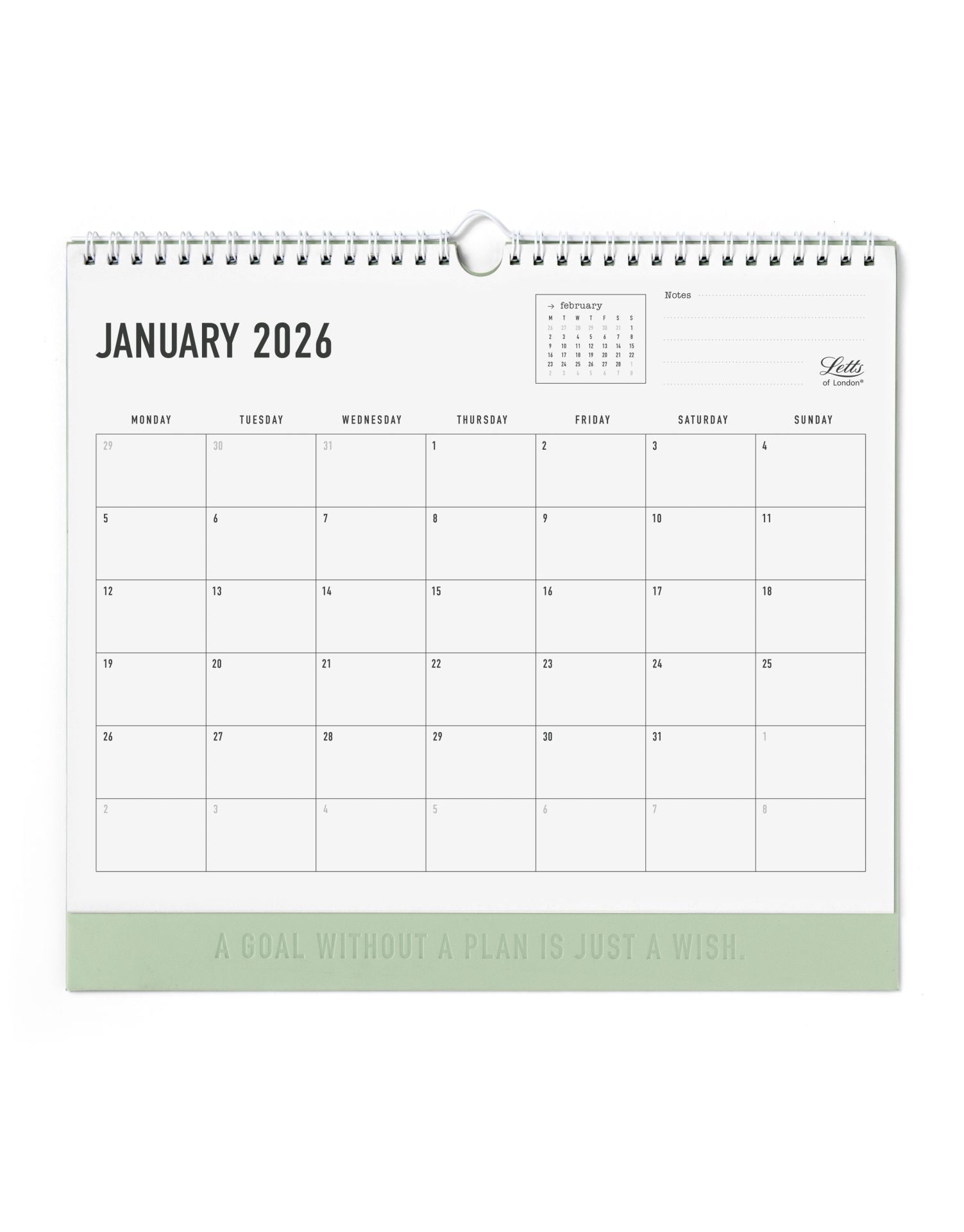LETTS 2026 CONSCIOUS WALL CALENDAR ASSORTED