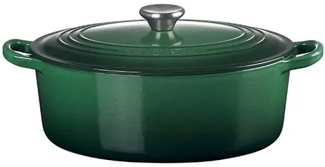 LE CREUSET Tradition braad-/stoofpan ovaal 31cm - juniper