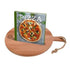 PUUR HOUT Set pizzaplank PH1133 + kookboek Pizza uit eigen oven