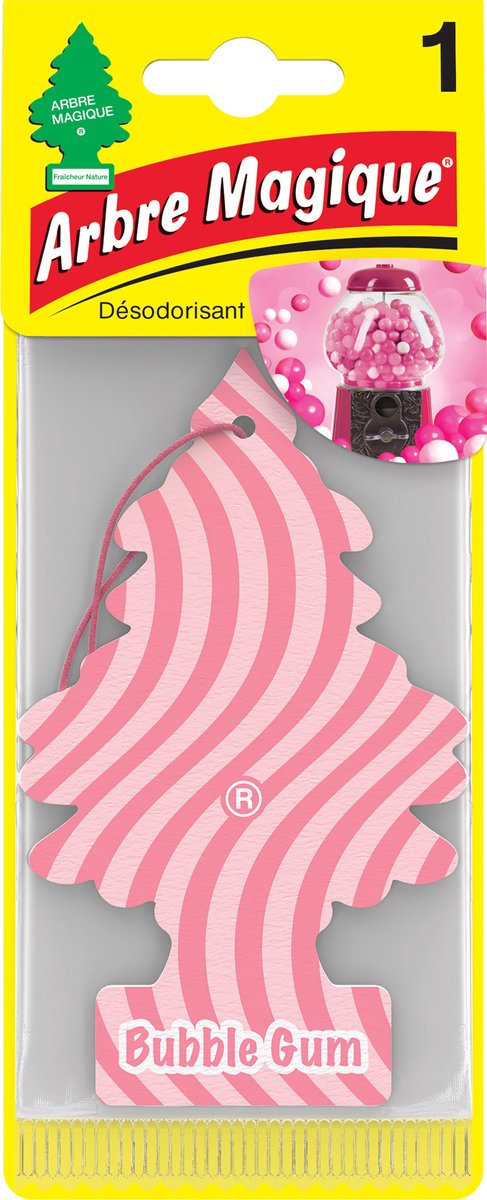 wonderboom bubble gum - luchtverfrisser voor auto