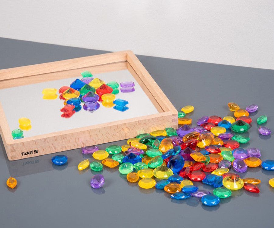 TICKIT Doorschijnende kleurjuwelen