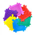 Textured sensory puzzle mat - 6st.
