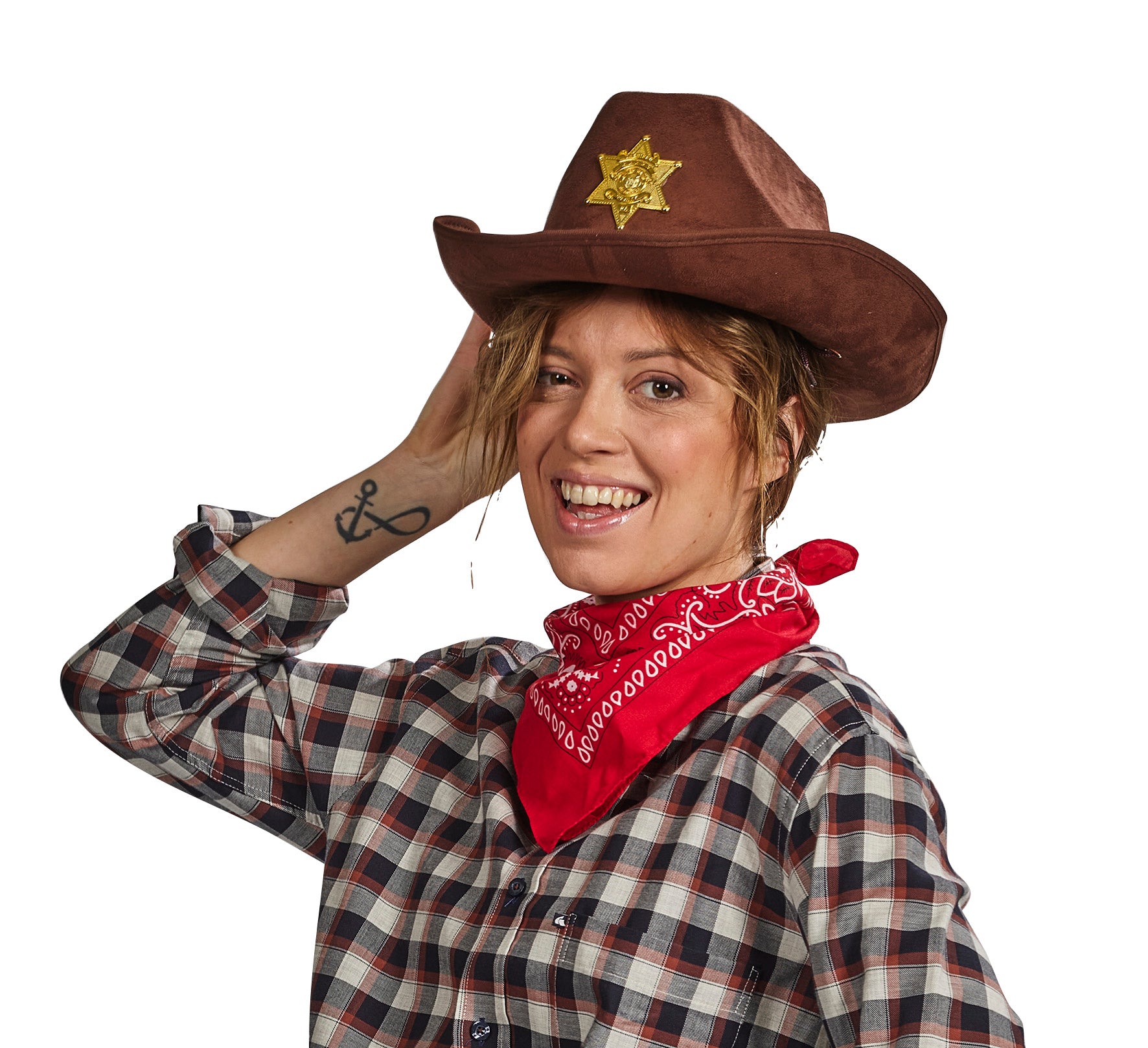 Hoed Sheriff - bruin