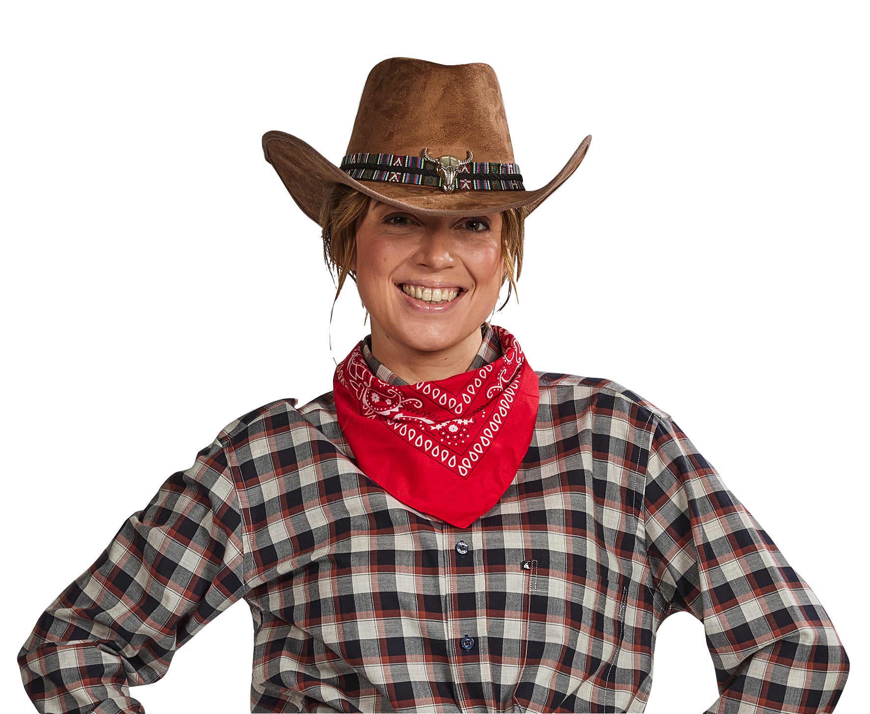 Hoed Cowboy - bruin