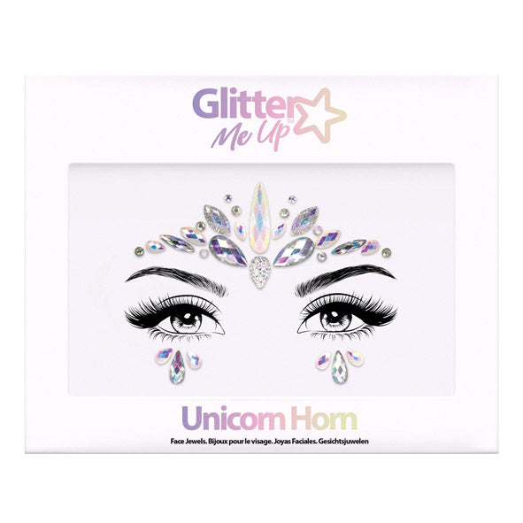 Face jewels - unicorn horn