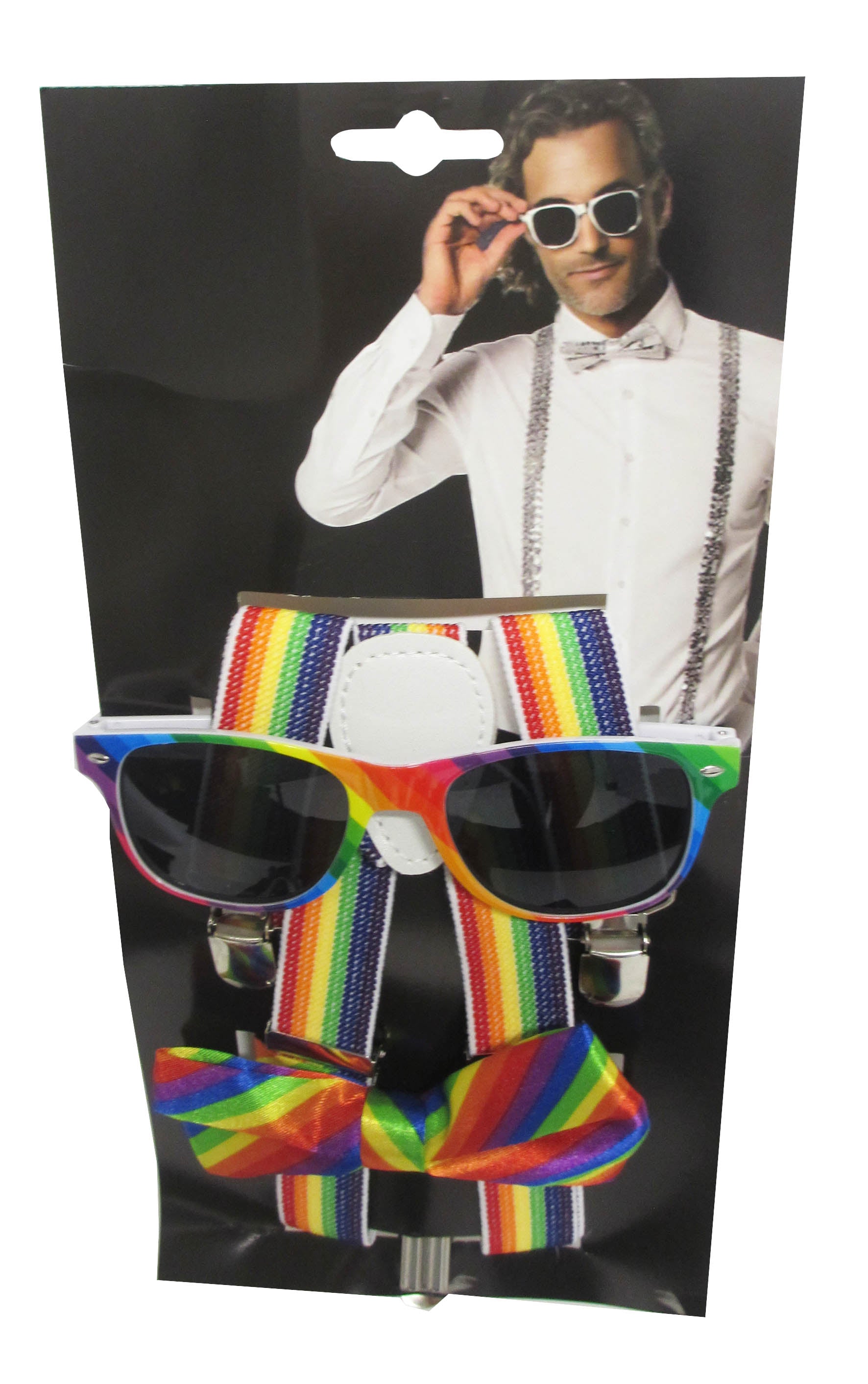Set verkleedacc.- regenboog