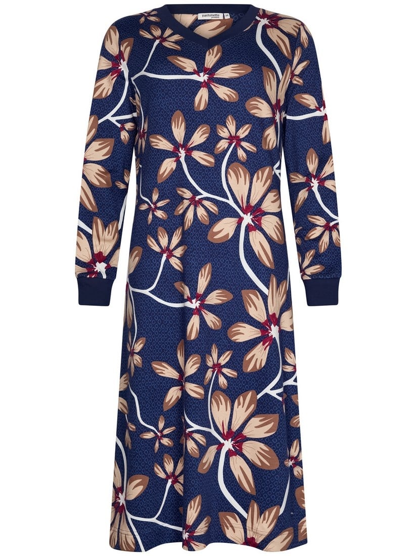 PASTUNETTE Dames nightdress (110 cm)- dark blue - 42