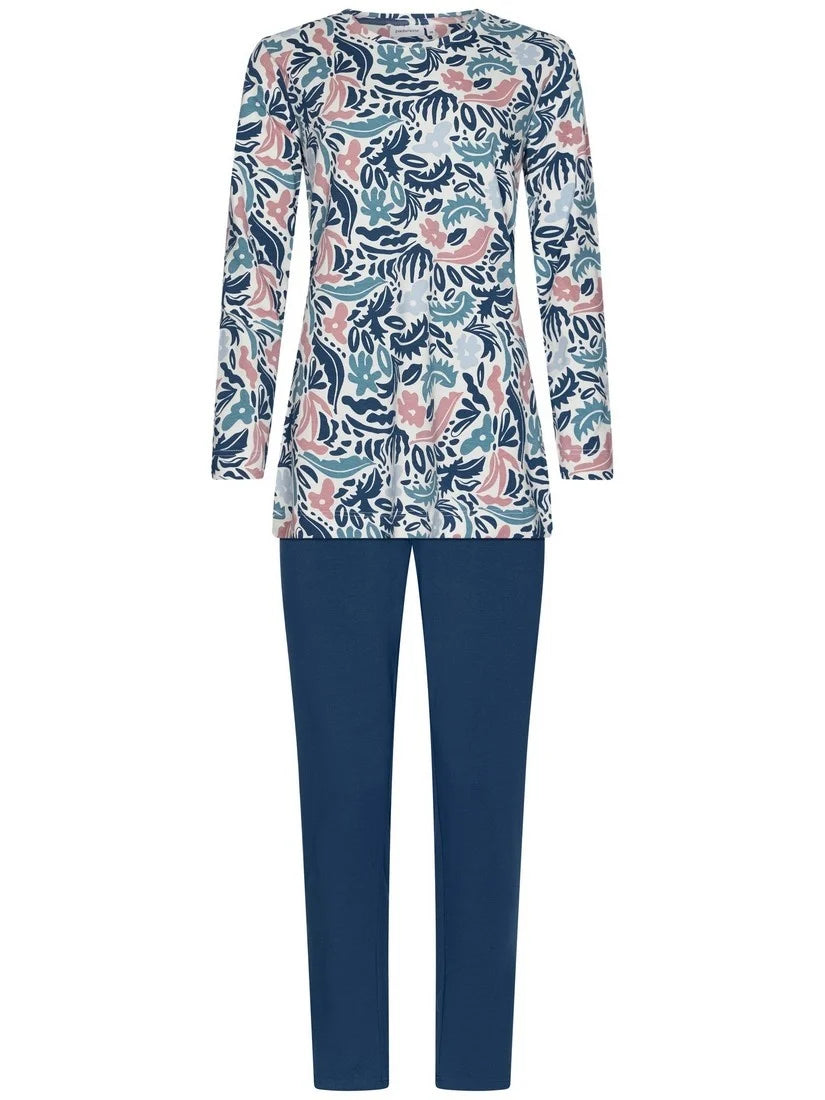 PASTUNETTE Dames pyjama - dark blue - 42