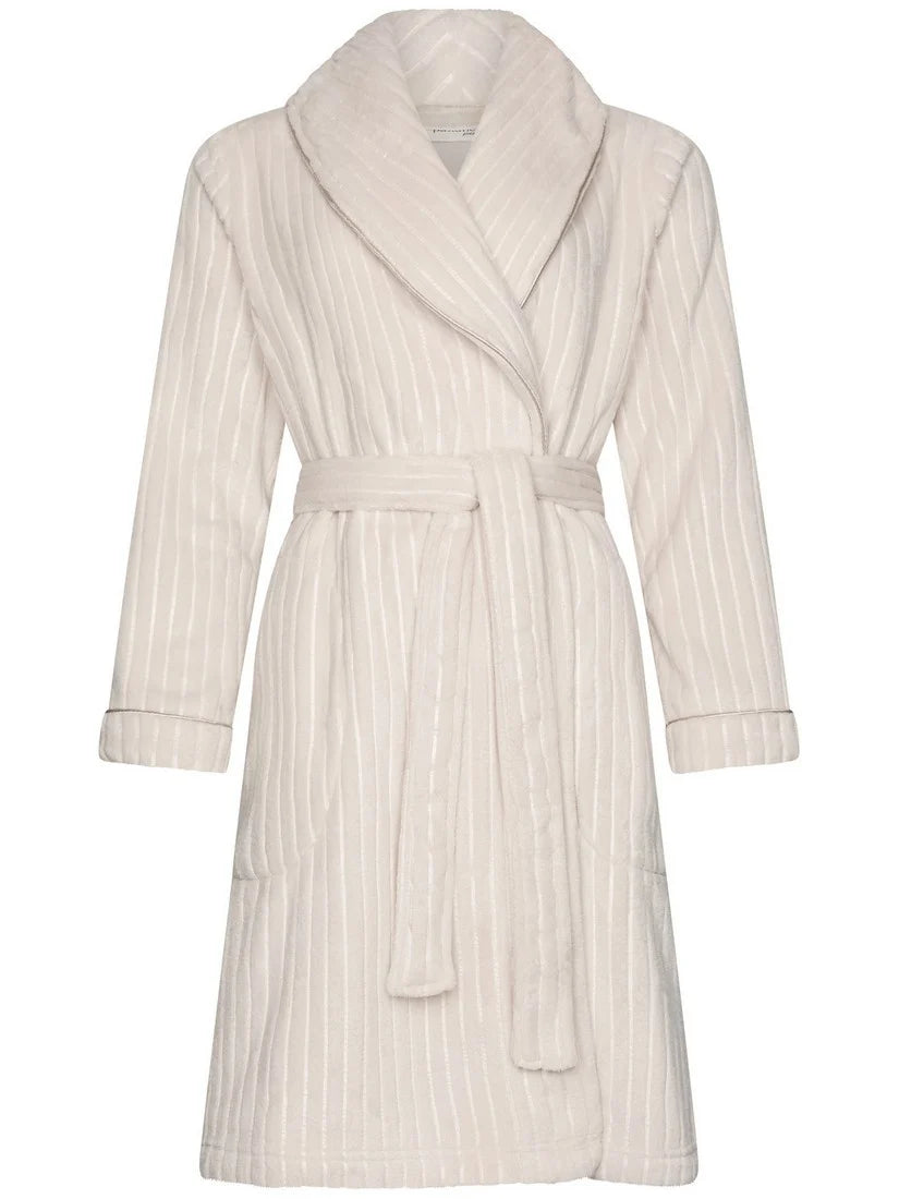 PASTUNETTE Dames morning gown (100 cm)- beige - M