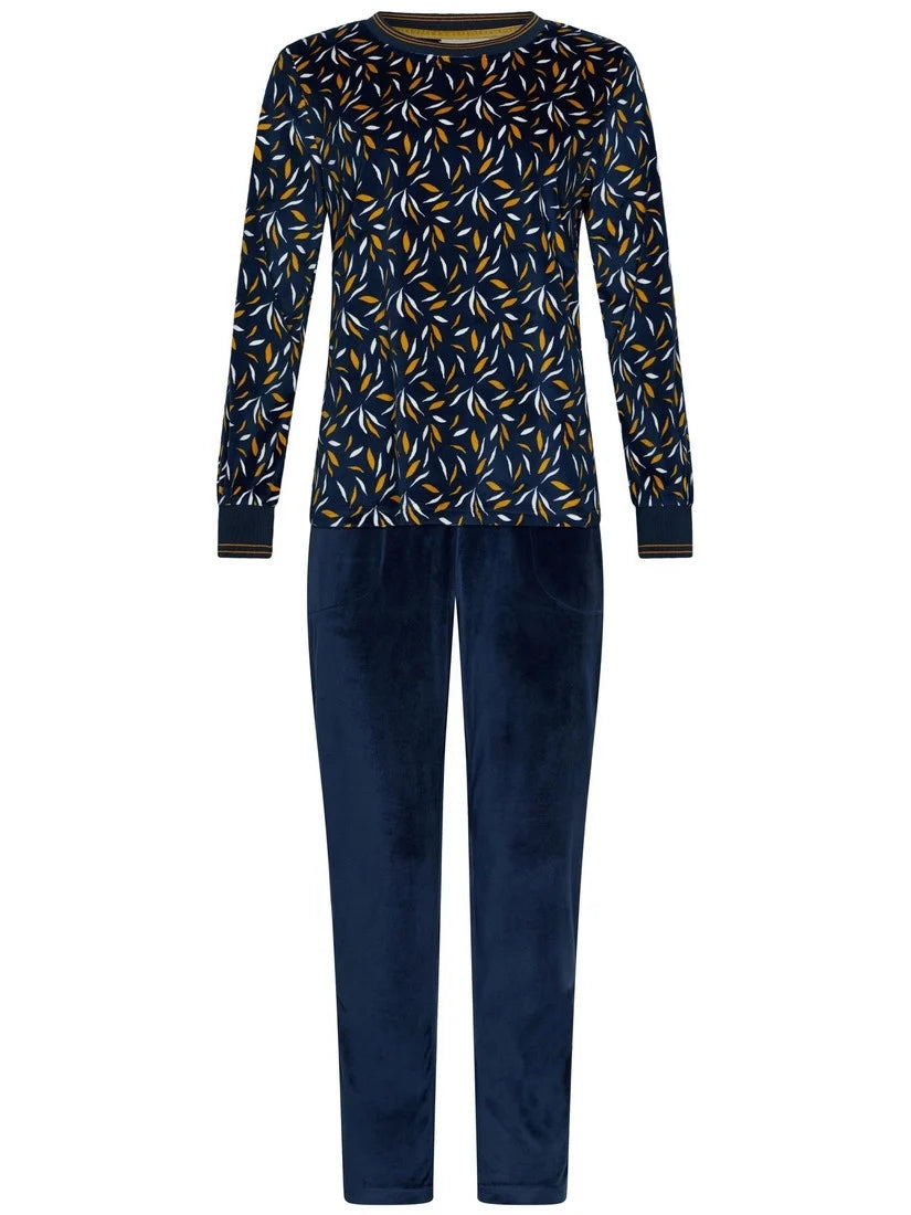 PASTUNETTE Dames pyjama - dark blue - 48