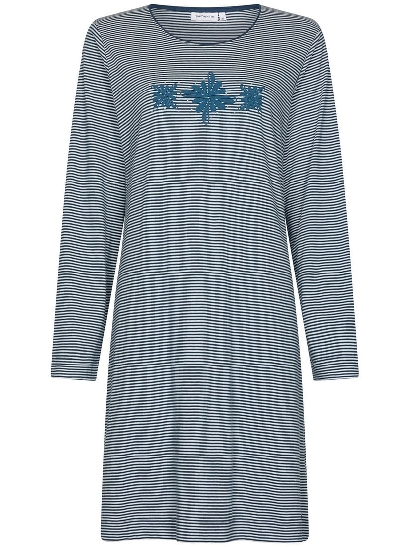 PASTUNETTE Dames nightdress (95 cm)- dark blue - 44