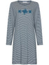 PASTUNETTE Dames nightdress (95 cm)- dark blue - 44