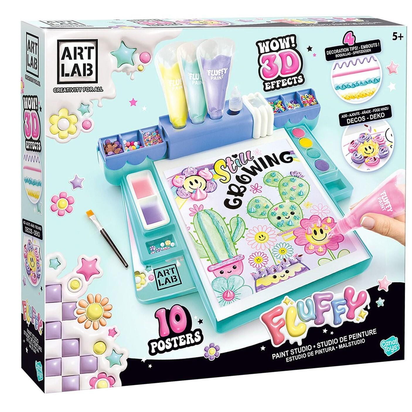 CANAL TOYS Art Lab - Fluffy verfstudio
