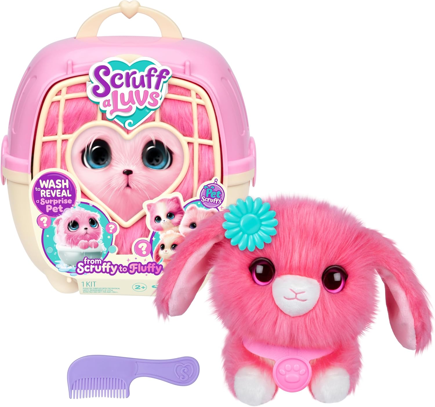 SCRUFF A LUVS - Pet single pink
