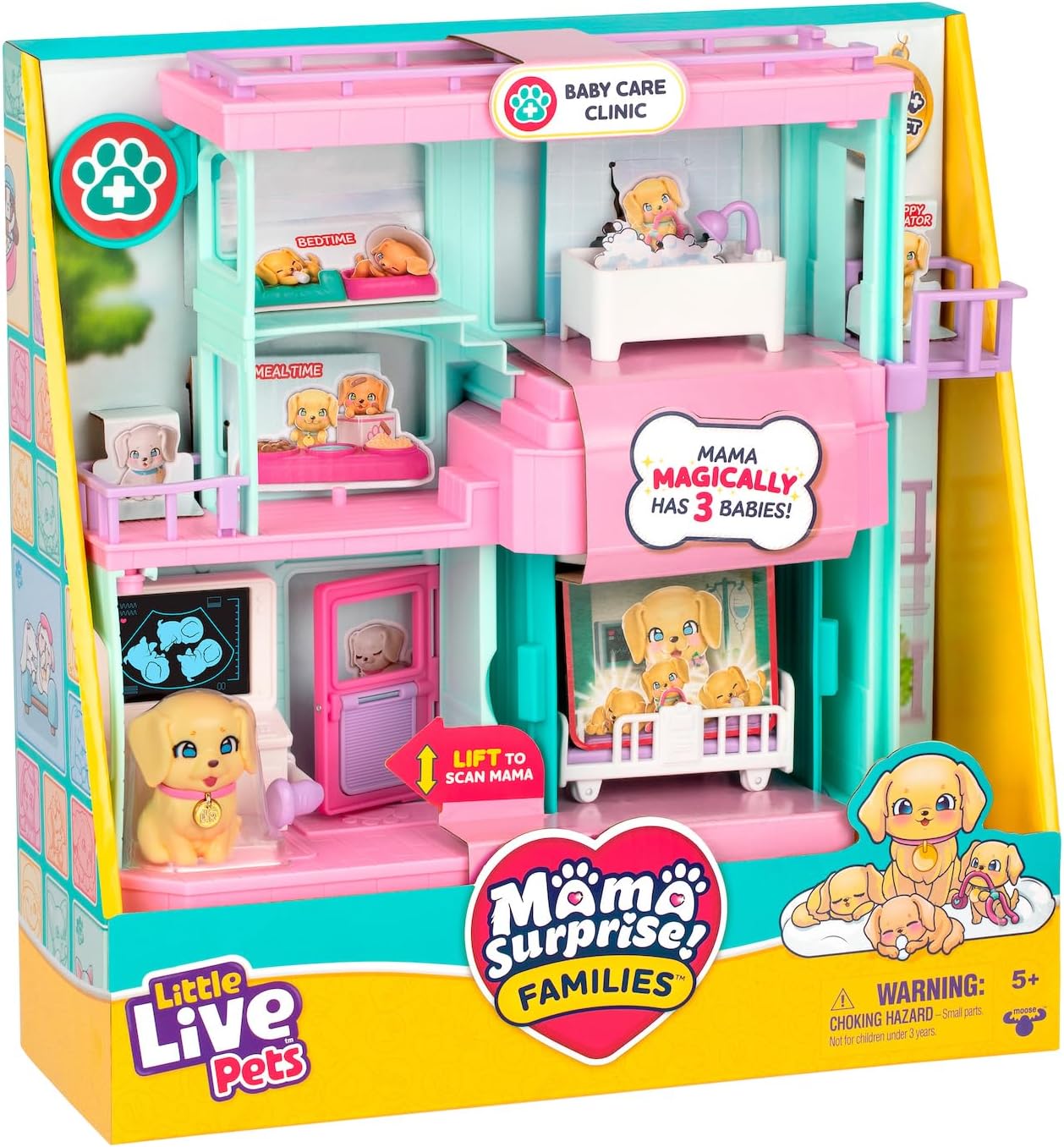 LITTLE LIVE PETS Mama surprise - Ziekenhuis playset
