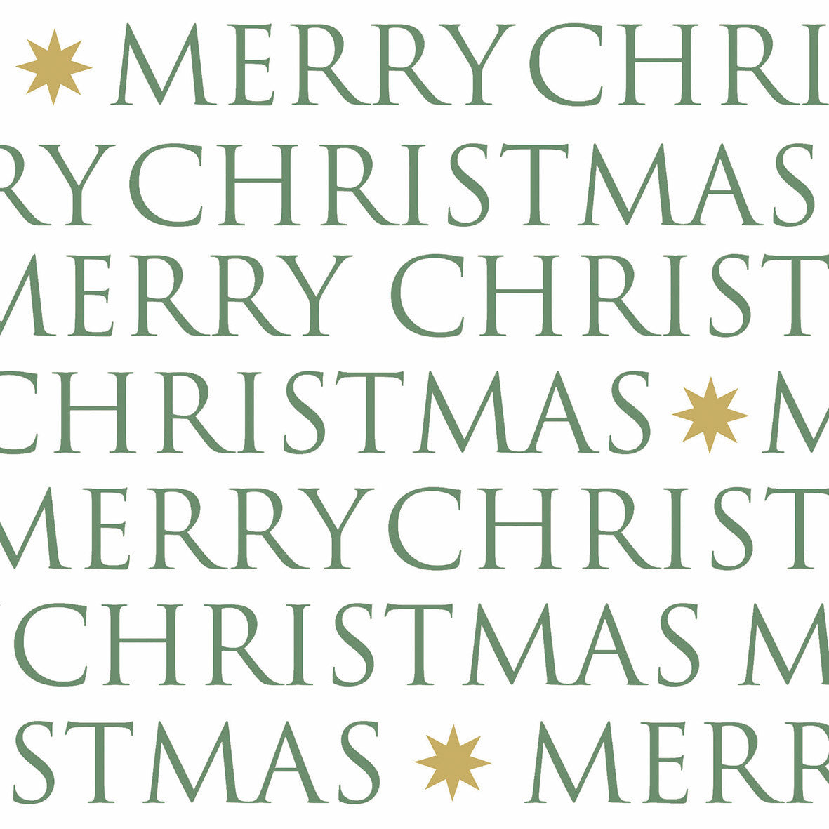 PPD Servetten 33x33cm - Christmas Letters forest green