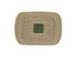 POMAX Quadri placemat zeegras - 50x35cm - olijfgroen