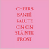 PPD Servetten 25x25cm - Cheers Prost Rosé