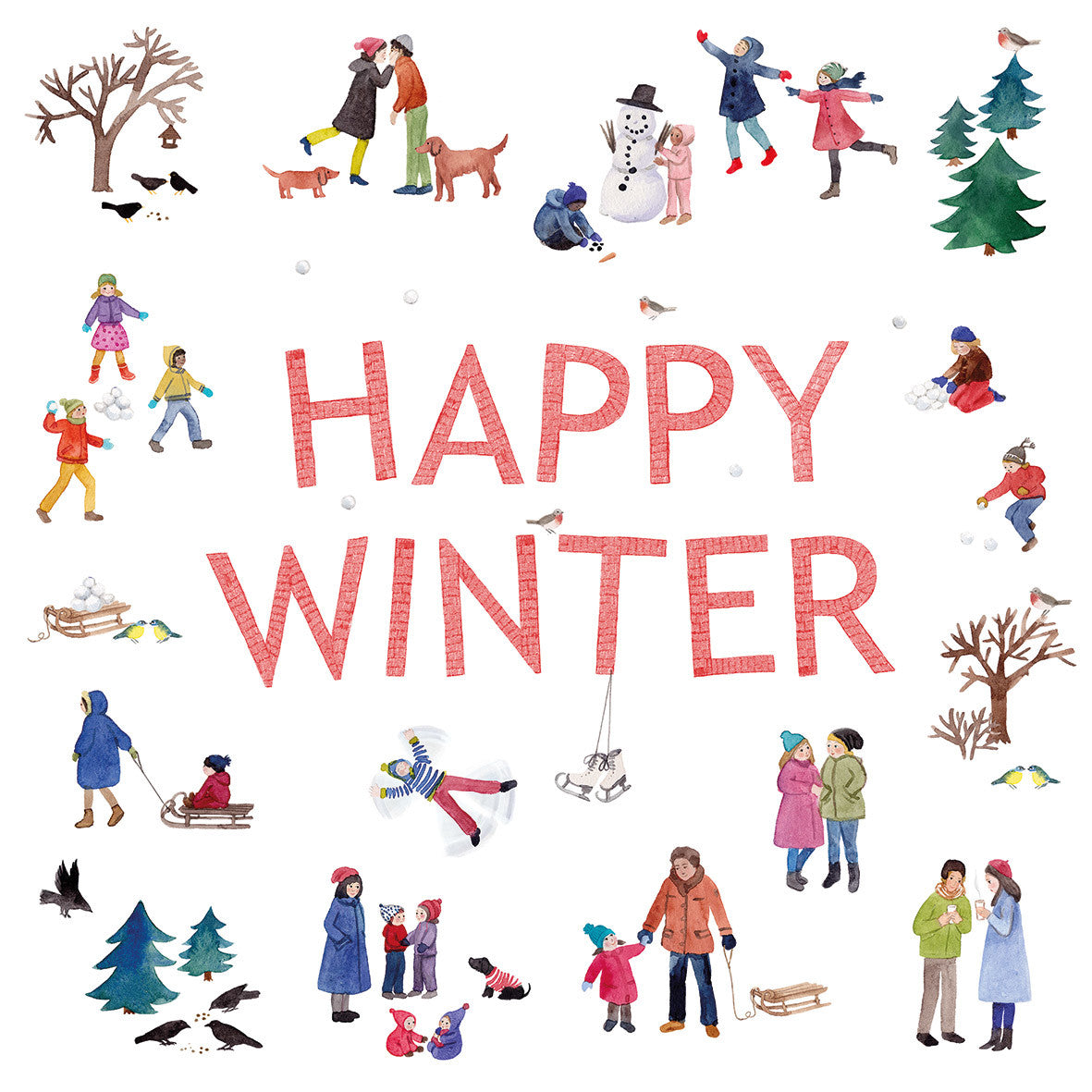 PPD Servetten 33x33cm - Happy Winter