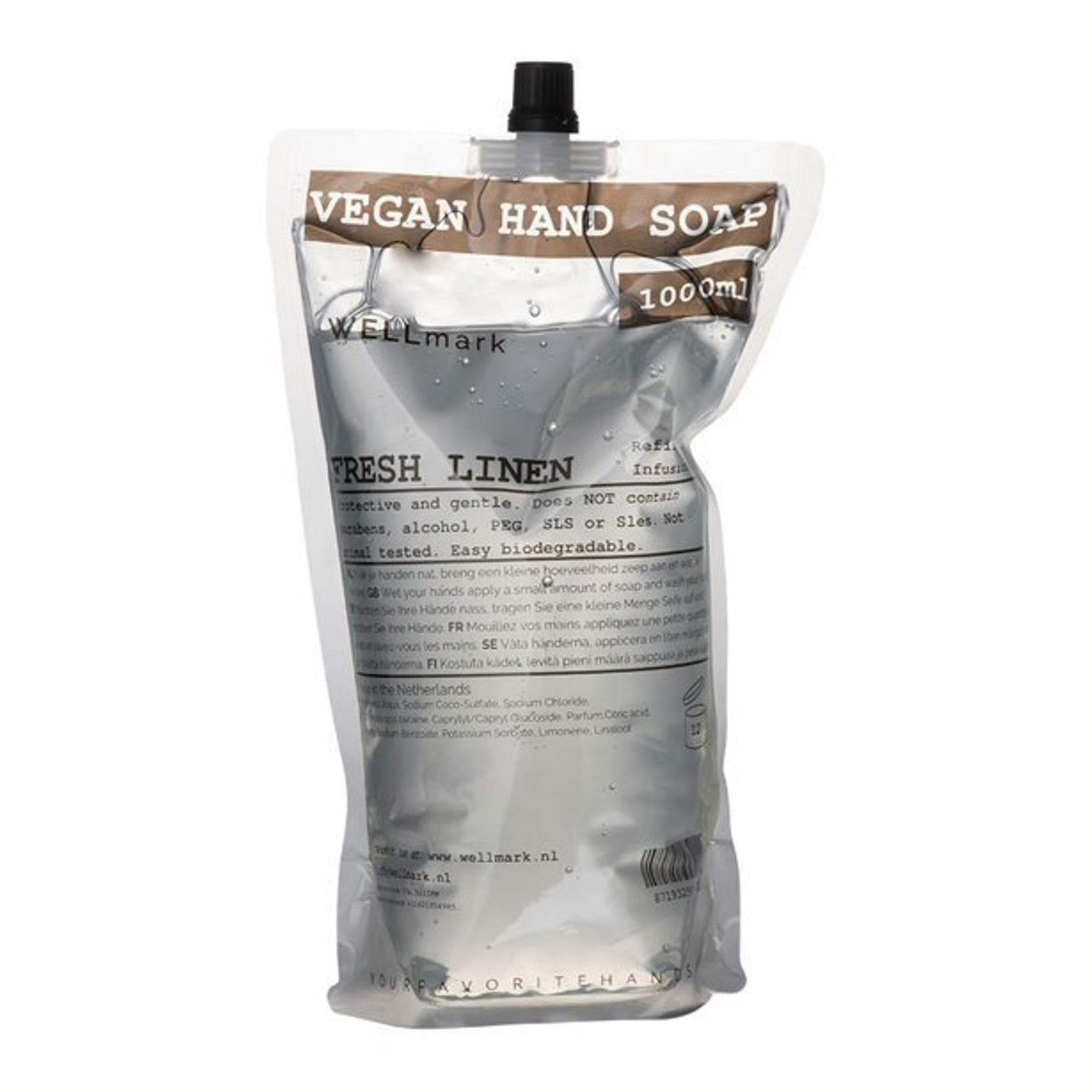 WELLMARK Handzeep vulling 1L - fresh linen