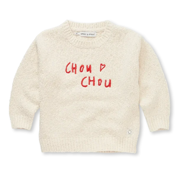 SPROET & SPROUT Sweater chou chou - ivory - 6j.