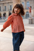 SPROET & SPROUT Girls check blouse - grenadine - 6j.
