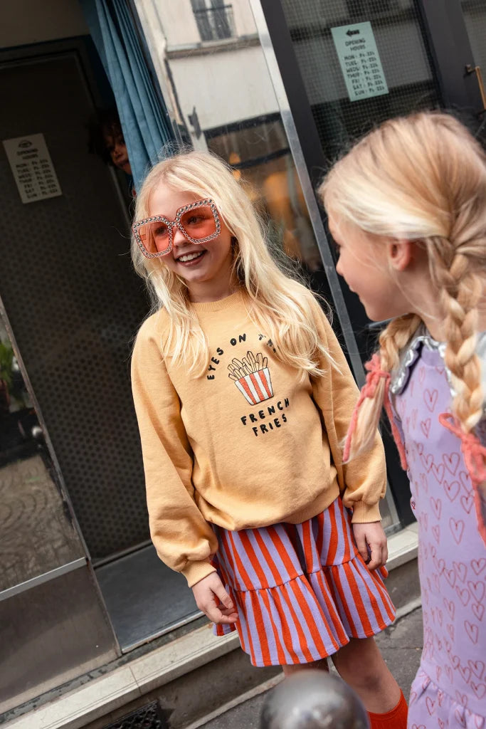 SPROET & SPROUT Smock skirt stripe - lavender - 3j.