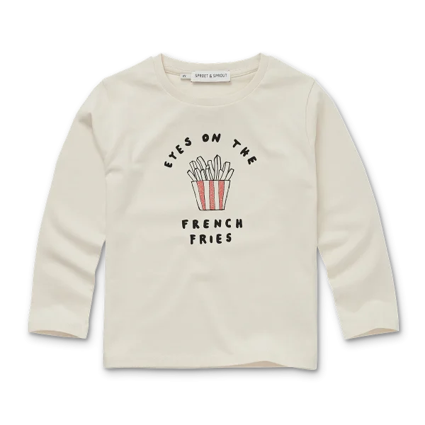 SPROET & SPROUT T-shirt french fries - ivory - 2j.
