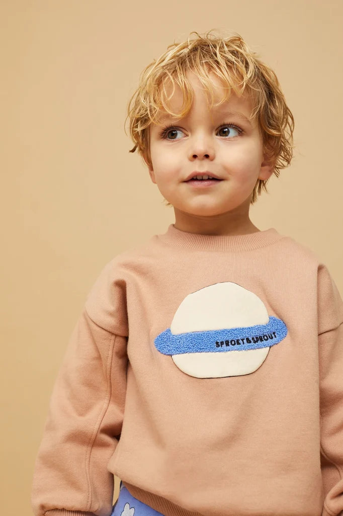 SPROET & SPROUT Sweatshirt saturn - praline - 8j.