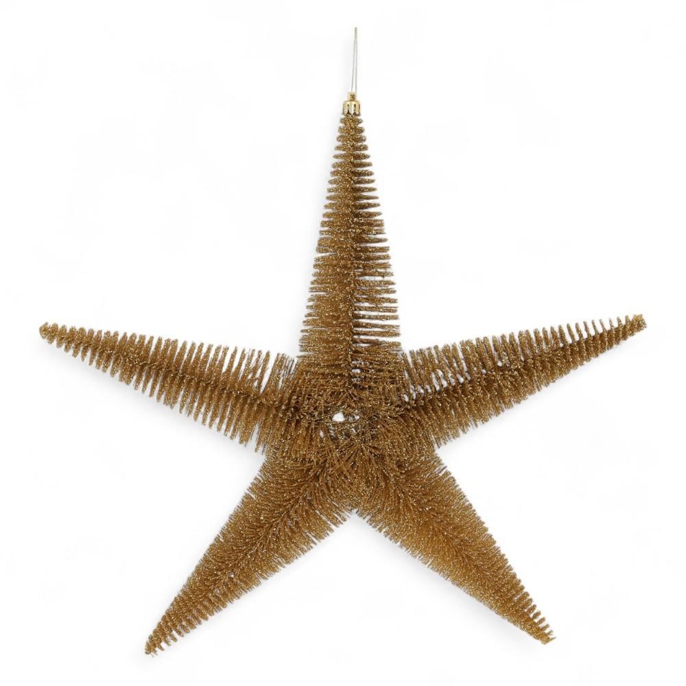Kersthanger ster Spike 40cm - goud